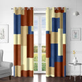 Tyrot Terracotta Blue 100% Blackout Curtains by TyrotHomeDecor