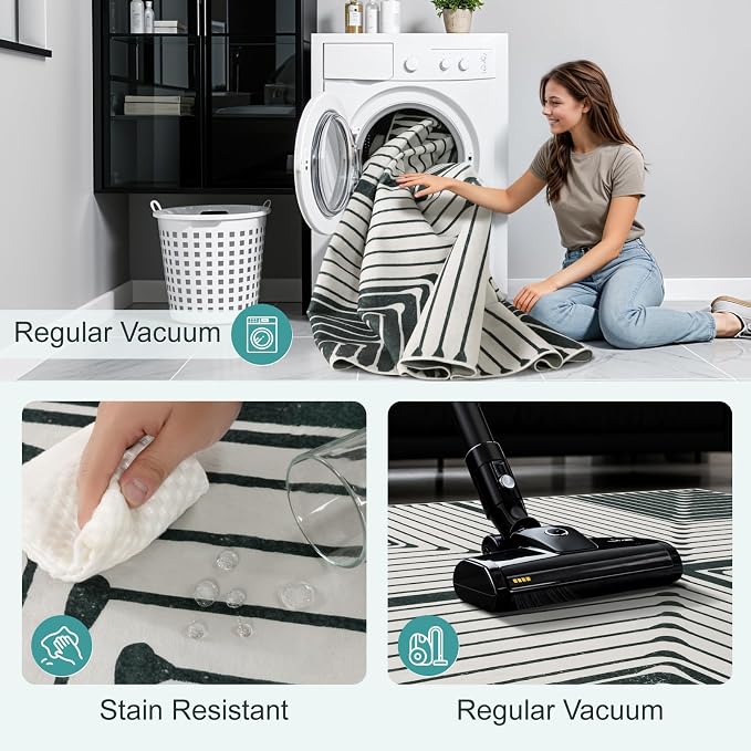 LIANLAM Washable Rug Area Rugs for Living Room - Image 8