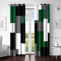 Tyrot Green 100% Blackout Curtains by TyrotHomeDecor
