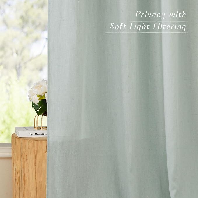 NICETOWN Linen 36 inch Curtains - Image 6