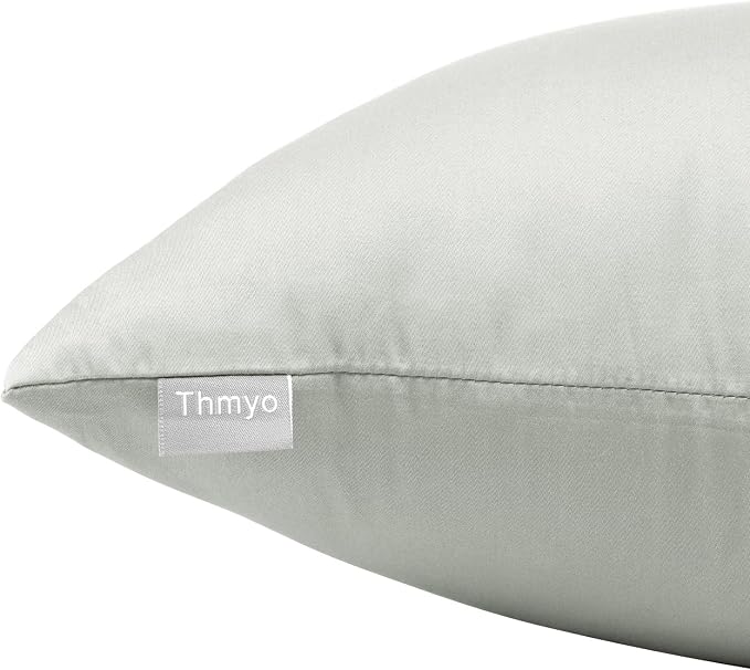 Thmyo 4-Pack 100% Cotton Comfortable Solid Decorative Throw Pillow Case Square - Image 6