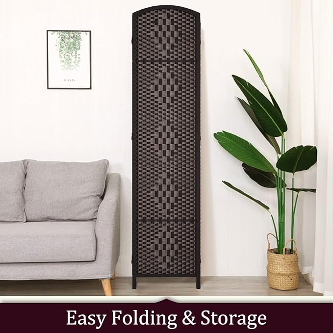 Rose Home Fashion 6 ft Tall Room Divider, Room Dividers and Folding Privacy - Image 6