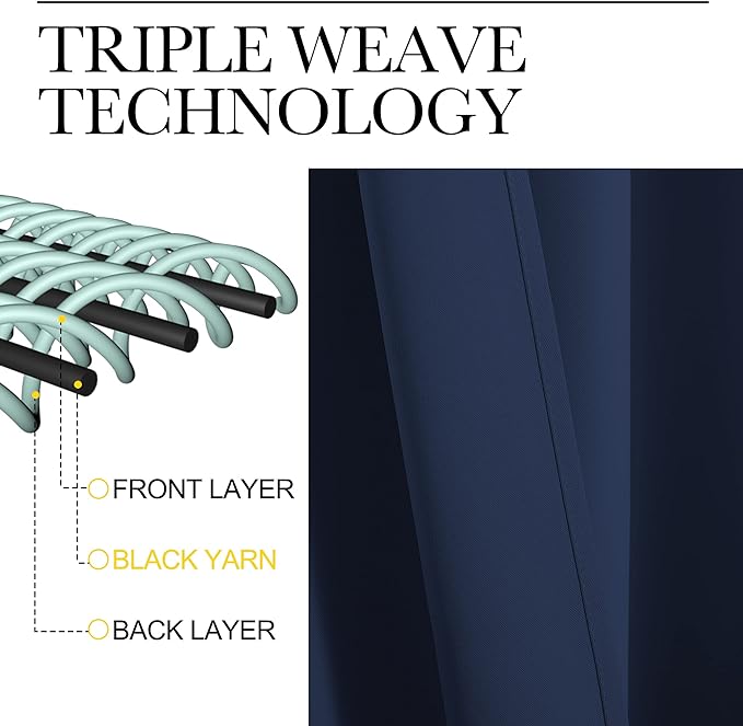 NICETOWN Window Drapes Long Curtains - Image 5