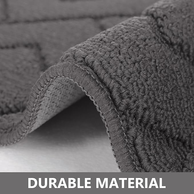 hicorfe Dirt Trapper Indoor Doormat, Non Slip Backing Washable Door Mats - Image 3
