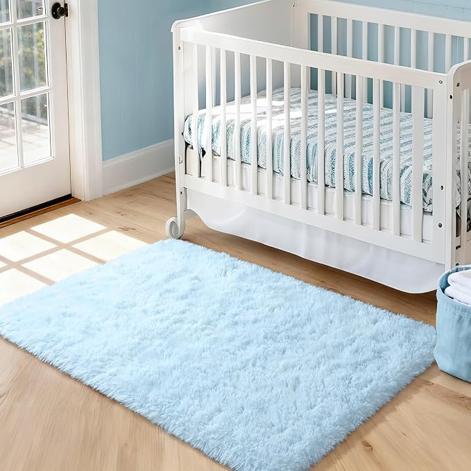 Merelax Soft Modern Indoor Shaggy Area Rug - Image 3