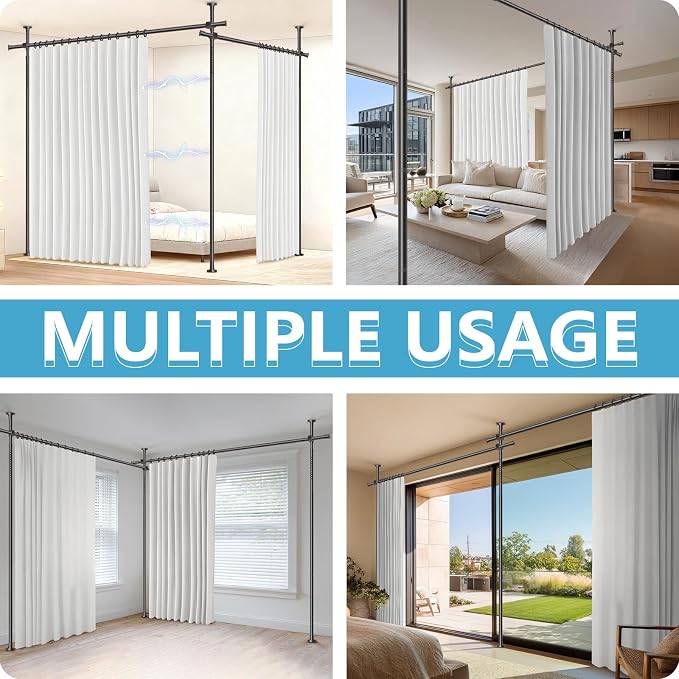 Jilron No-Drill Privacy Curtains - Image 4