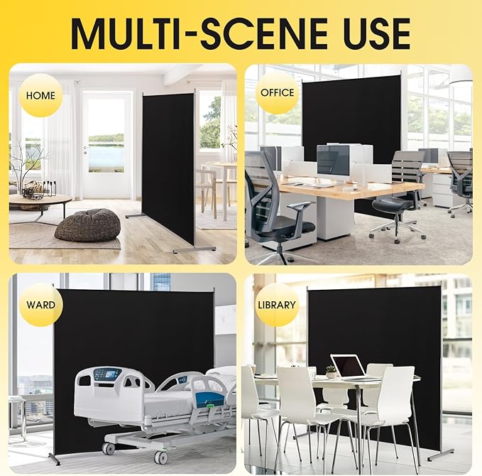 RANTILA Single Large Panel Room Divider, Privacy Screen - Image 4
