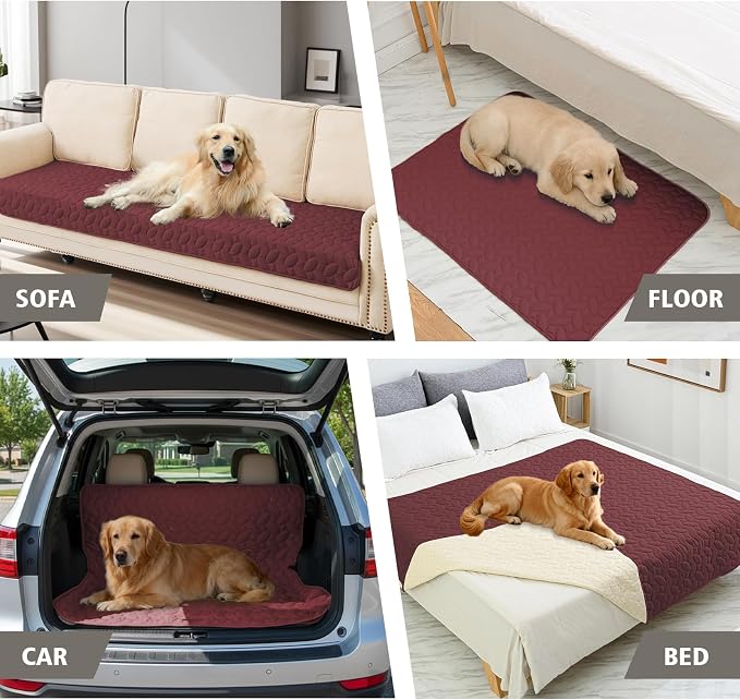 Ameritex Waterproof Pet Bed Cover Anti-Slip Dog Bed Blanket - Image 3