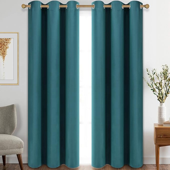 Diraysid Blackout Curtains for Bedroom Grommet Thermal Insulated Room Darkening by Diraysid%2C+refresh+your+life