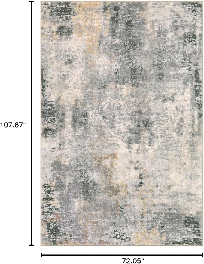Lahome Modern Abstract Area Rug 6x9 Rugs - Image 2