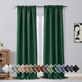OVZME Christmas Green Blackout Curtains by OVZME