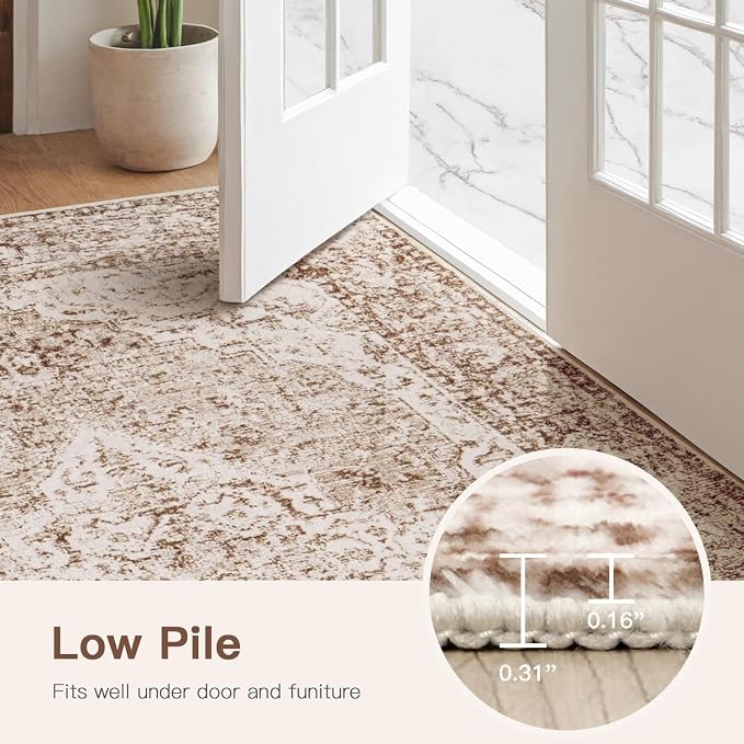 Lofus 5x8 Area Rugs for Living Room, Washable Area Rug, Rugs for Bedroom - Image 2