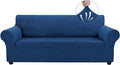 Asnomy Couch Covers for 3 Cushion Couch Stretch Sofa Covers Slipcovers by Asnomy