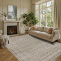 Area Rugs 5x7, Washable Rugs for Living Room, Vintage Boho Rug for Office by Rugxara
