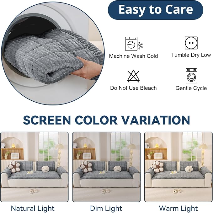 OstepDecor Washable Couch Cover - Image 8