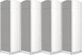 Folding Room Divider, Weave Fiber Privacy Screen, Extra Wide Room Screen by cocosica