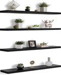 PHPH 48 Inch Wood Floating Shelves by PHPH