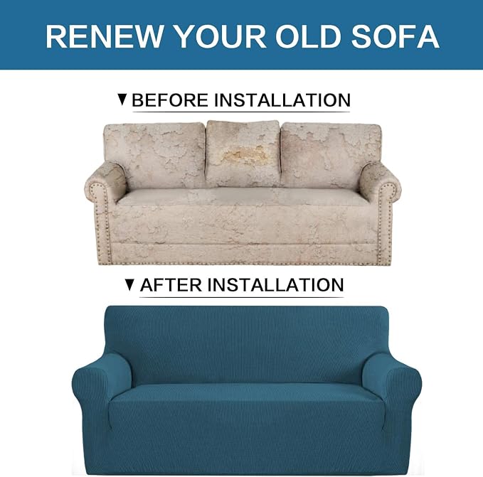 H.VERSAILTEX Stretch Sofa Cover Loveseat Slipcover|Sofa Cover - Image 6