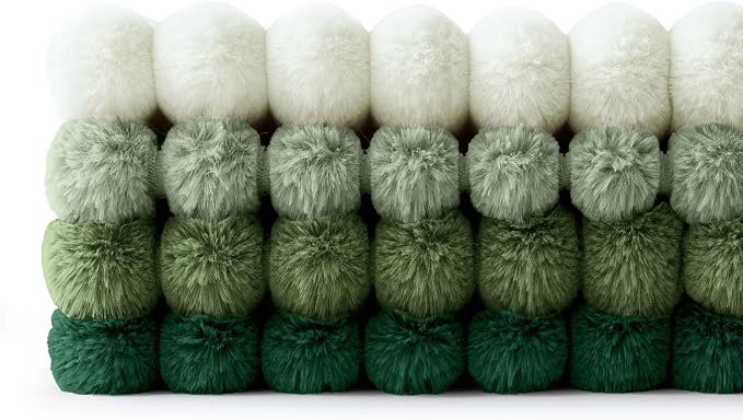 MIULEE Faux Fur Plush Decorative Throw Pillow Covers 18x18 Set of 4, Spring - Image 7