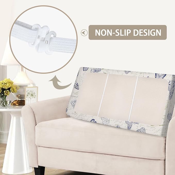 SearchI Stretch Printed Sofa Couch Cushion Covers Replacement Chair Cushion - Image 5