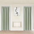 JIUZHEN Blackout Doorway Curtains 80 inch Length by JIUZHEN