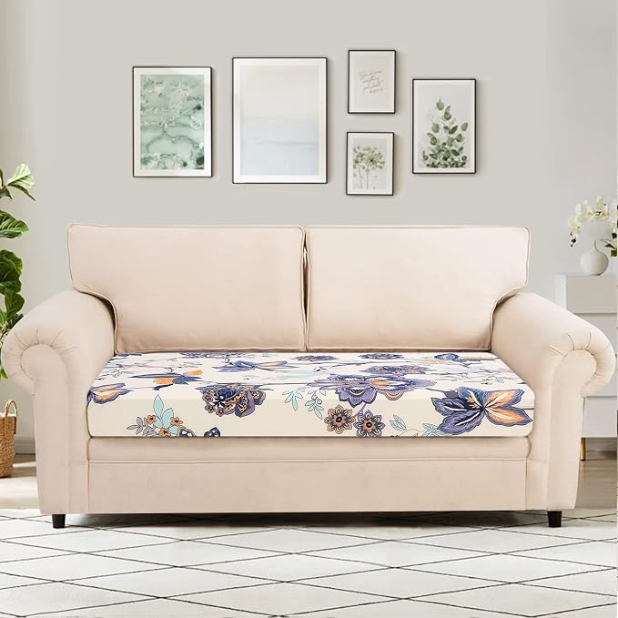 SearchI Stretch Printed Sofa Couch Cushion Covers Replacement Chair Cushion - Image 2