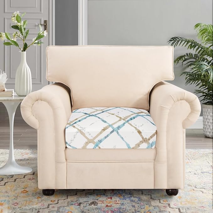 SearchI Stretch Printed Sofa Couch Cushion Covers Replacement Chair Cushion - Image 2