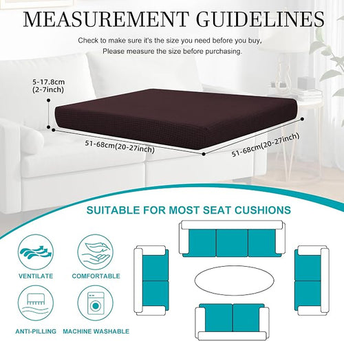 12Pcs Stretch Patio Cushion Covers, Outdoor Couch Covers Replacement, Outdoor - Image 2