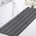 Turquoize Plush Chenille Bath Rug, Water Absorbent & Soft, by Turquoize