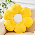 Daisy Shaped Throw Pillow by Vdoioe