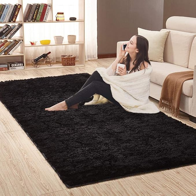 Merelax Soft Modern Indoor Shaggy Area Rug - Image 6