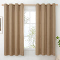 BGment Camel Linen Curtains for Living Room 78 Inch Length, Thick Country by BGment