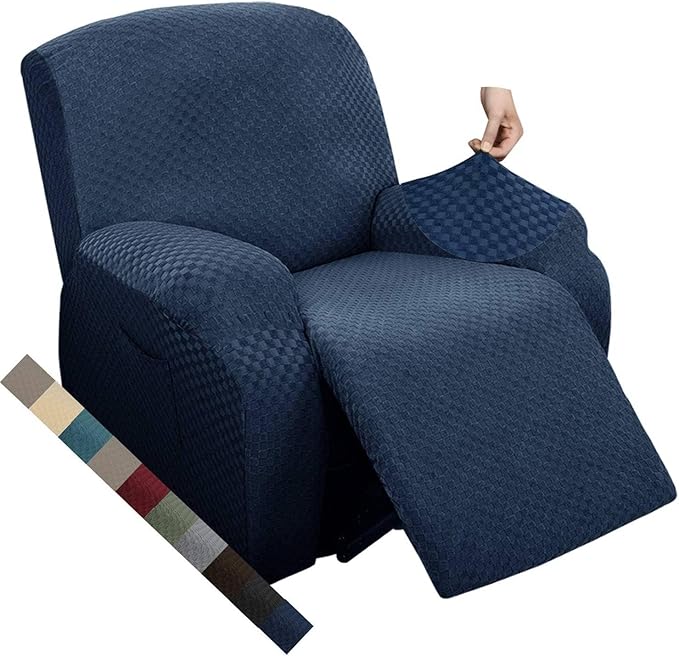 MAXIJIN Oversized Recliner Covers That Stay in Place 4 Pieces Stretch Large by MAXIJIN