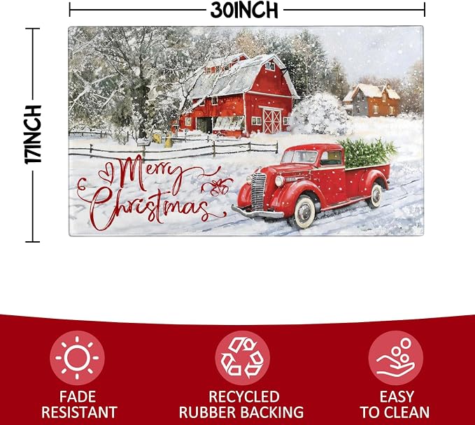 Merry Christmas Door Mat Outdoor - Image 2