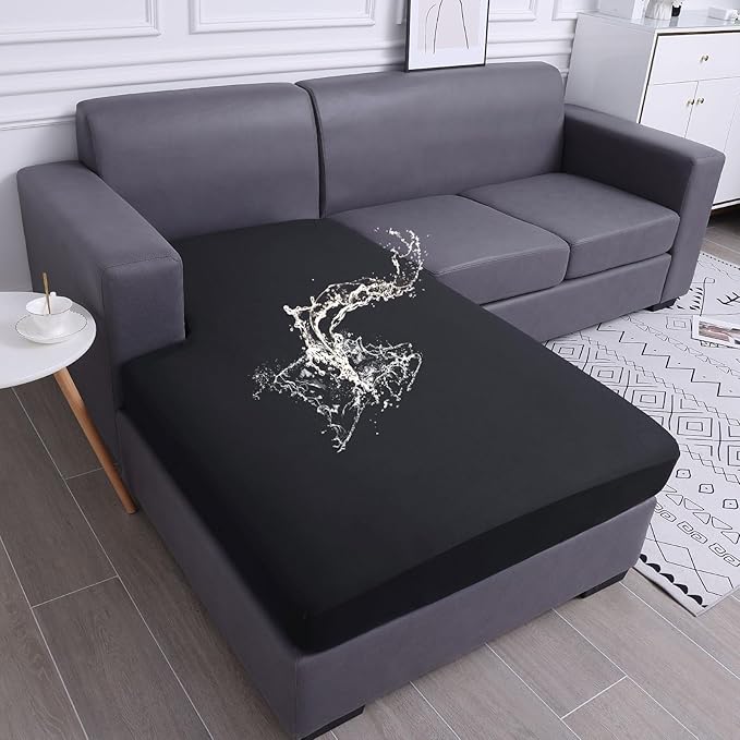 hyha Waterproof Couch Cushion Covers, Sectional Sofa Slipcovers Washable by hyha