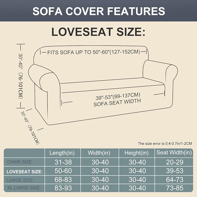 Stretch Couch Cover Washable Sofa Slipcover Furniture Protector - Image 5