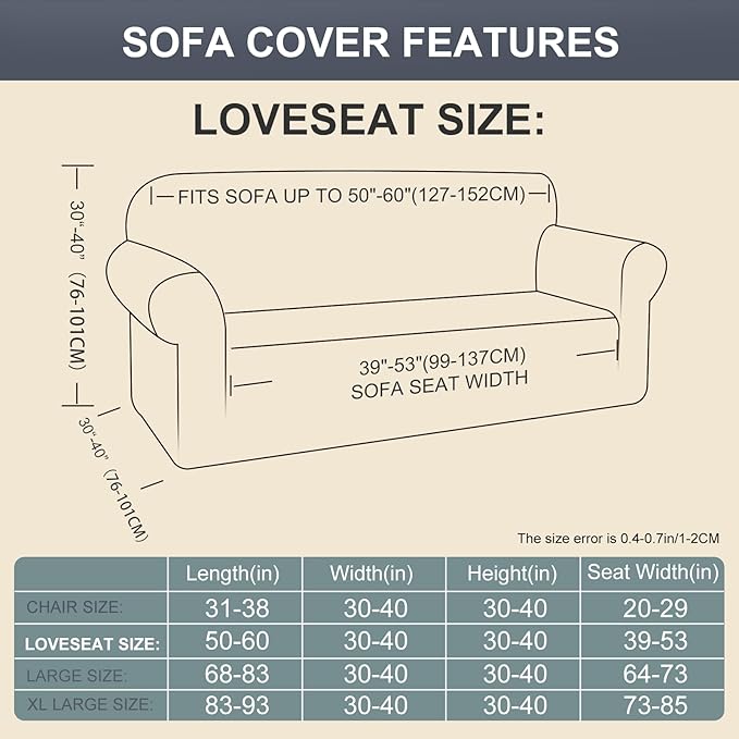 Stretch Couch Cover Washable Sofa Slipcover Furniture Protector - Image 5