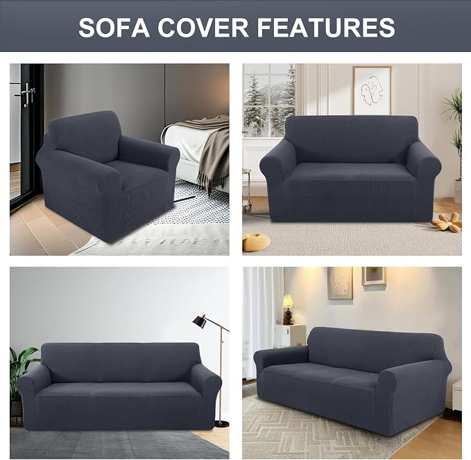 Stretch Couch Cover Washable Sofa Slipcover Furniture Protector - Image 7
