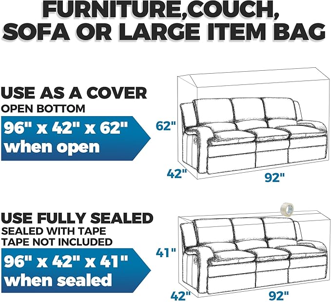 Plastic Furniture Covers for Moving - Image 2