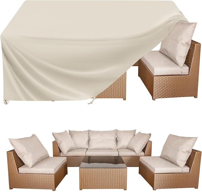 BALEINE Patio Furniture Covers, Outdoor Furniture Covers Waterproof, Heavy Duty by BALEINE