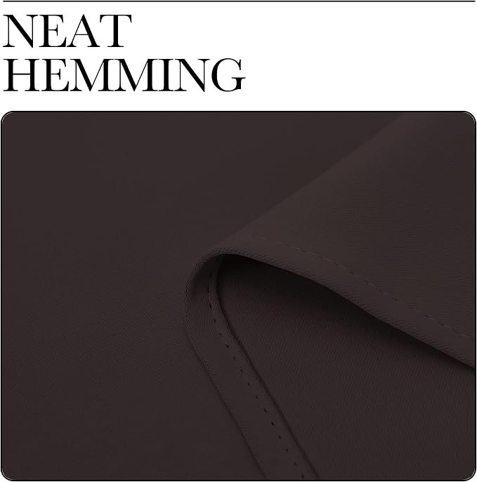 NICETOWN Kitchen Curtains, Short Blackout Curtains & Drapes, Energy Smart Noise - Image 8