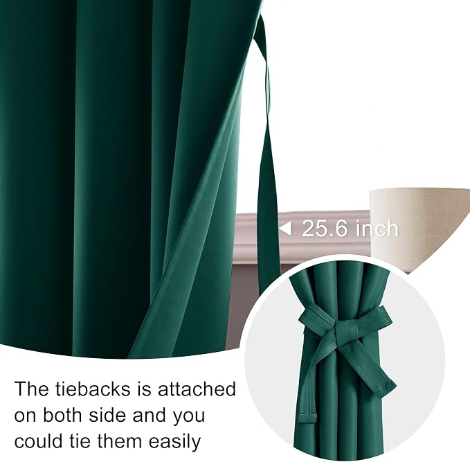 JIUZHEN Christmas Blackout Curtains - Image 3