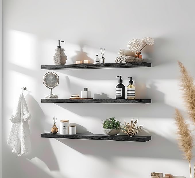PHPH 36 Inch Wood Floating Shelves - Image 2