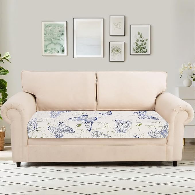 SearchI Stretch Printed Sofa Couch Cushion Covers Replacement Chair Cushion - Image 2