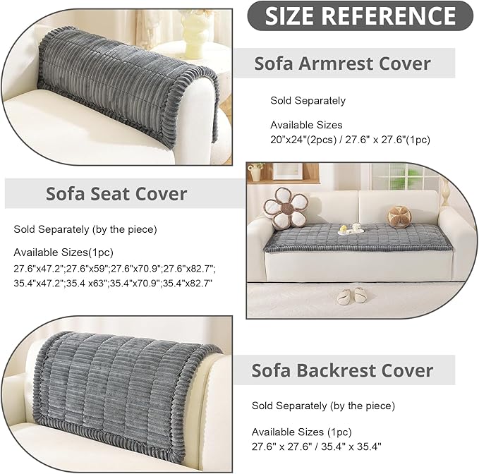 OstepDecor Washable Couch Cover - Image 3