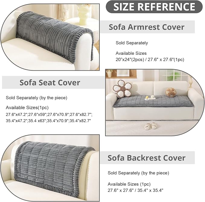 OstepDecor Washable Couch Cover - Image 3