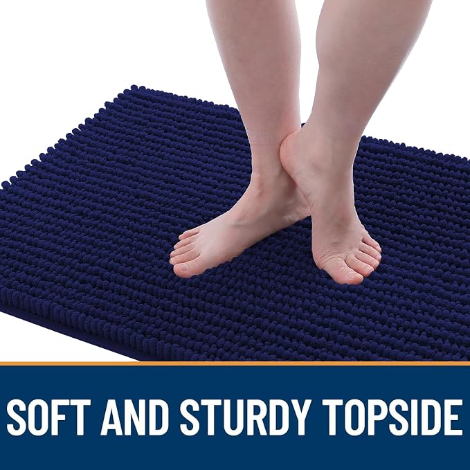 OLANLY Dog Door Mat for Muddy Paws 59x35, Ultra Absorbent Chenille Mud Doormat - Image 3