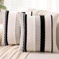 Boho Throw Pillow Covers 18x18 Set of 2 Farmhouse Decorative Cushion Case by Unknown