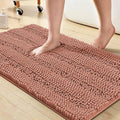 Turquoize Non Slip Shaggy Bathroom Rugs Blue Bath Rugs by Turquoize