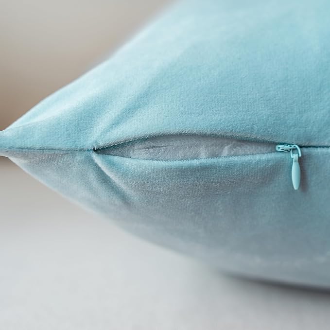 NiNi ALL Decorative Throw Pillow Covers Pack of 2, Velvet Throw Pillow Cases - Image 5